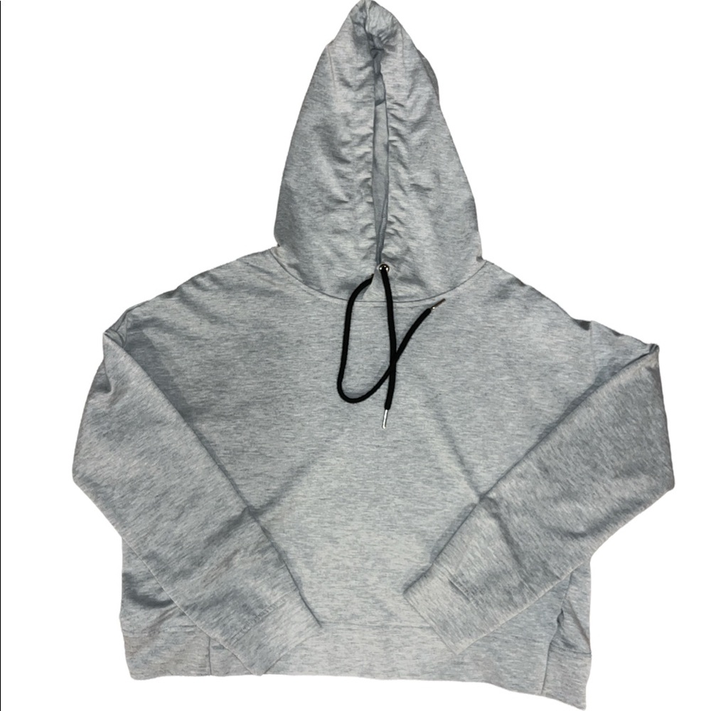 Grey slit sweatshirt